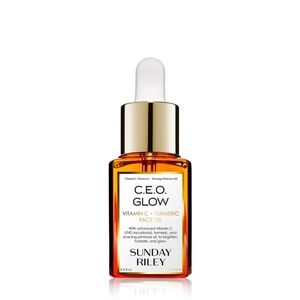 CEO Glow Vitamin C Tumeric Face Oil Sunday Riley Brighten Hydrate 15ml New NIB